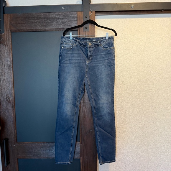 Francesca's Collections Denim - Francesca's Collections Dark Blue Skinny Jeans